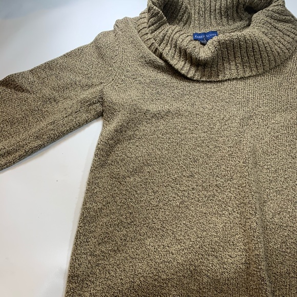 Karen Scott | Oversized Cowl Neck Sweater Tan Medium Oversized - Picture 8 of 8